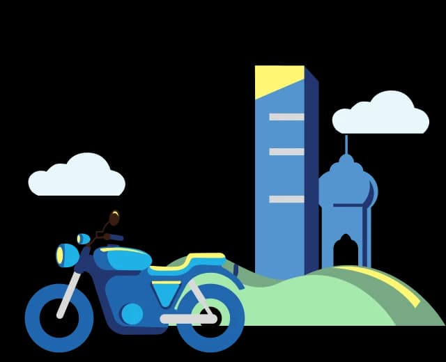 Bike insurance illustration