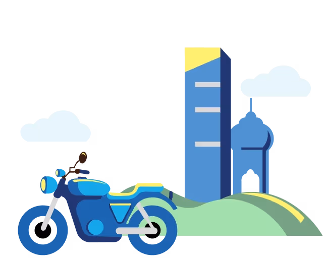 Bike insurance illustration